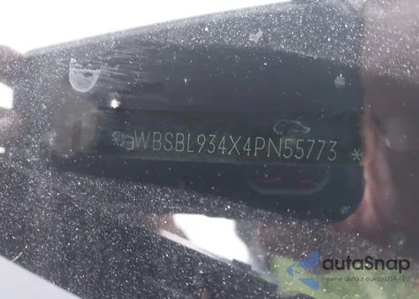 2004 BMW M3 z USA, uszkodzony, nr VIN WBSBL934X4PN55773